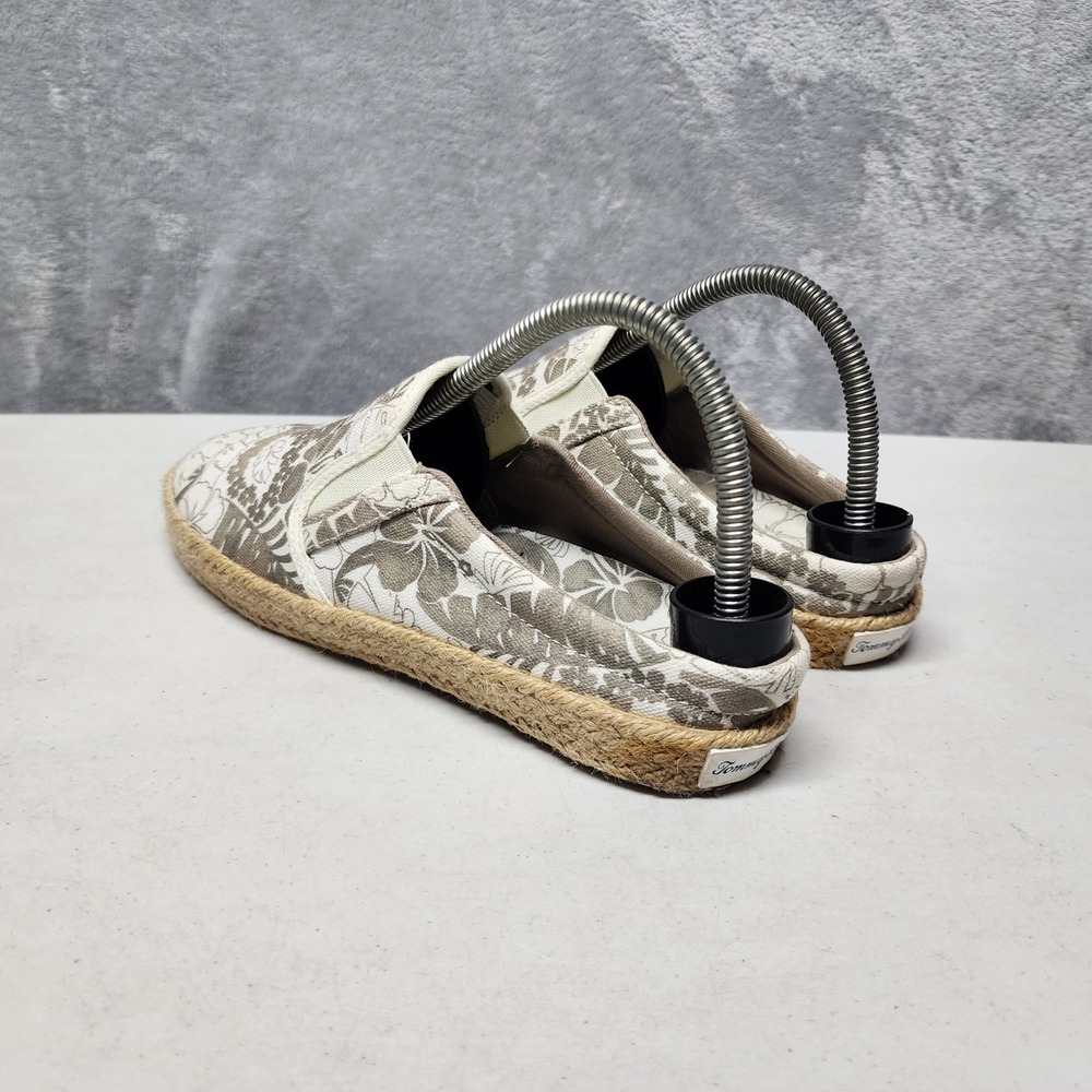 Tommy Bahama Mules Shoes Womens Size 8 Tropical Floral Canvas Slip On Espadrille - Picture 9 of 12